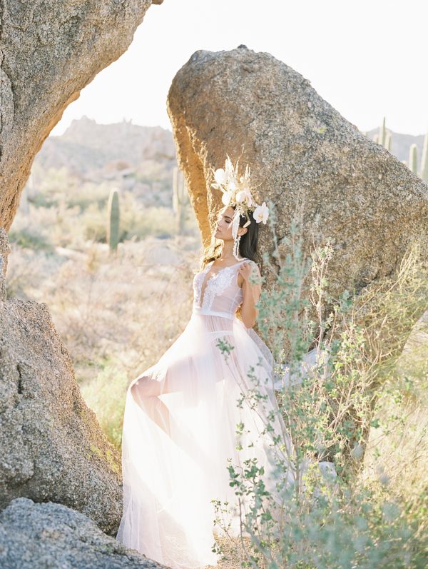 Outdoor Desert Boudoir – Pressed Flowers Boudoir